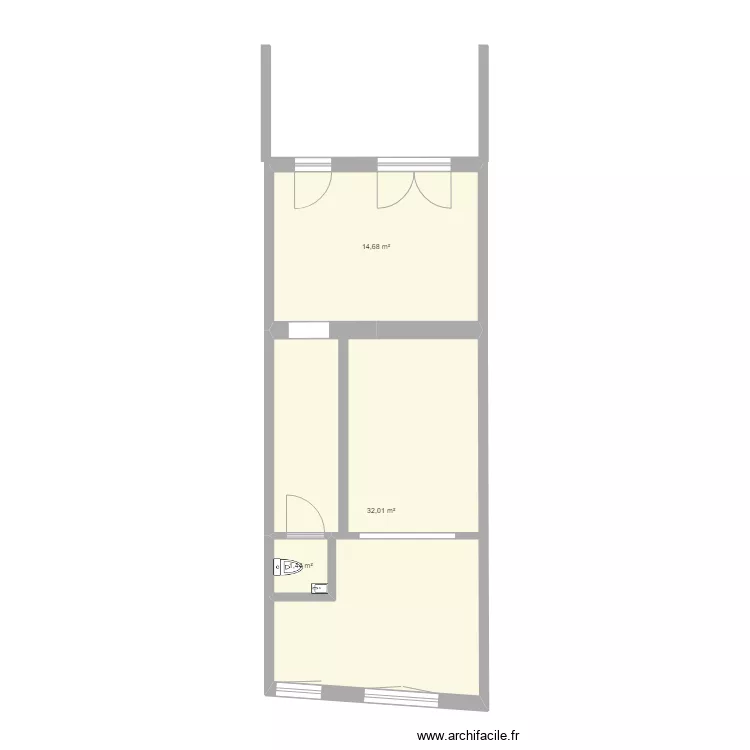 premier etage . Plan de 0 pièce et 0 m2