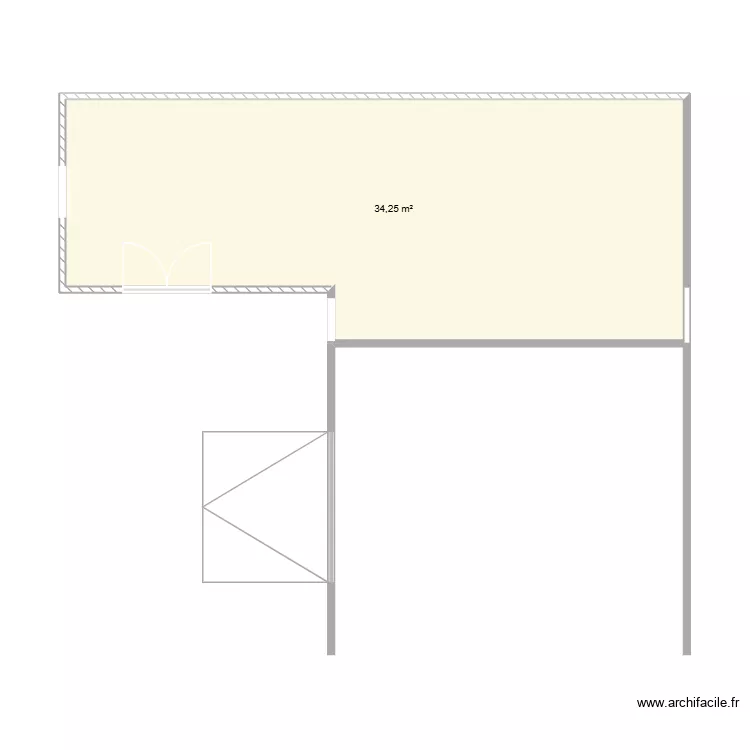 annexe. Plan de 1 et 34 m² annexe. Plan de 1 et 34 m²