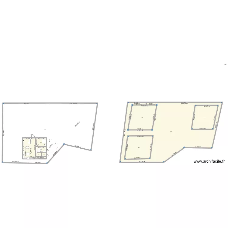 MAISON AMBALAMANASY. Plan de 10  et 2556 m²