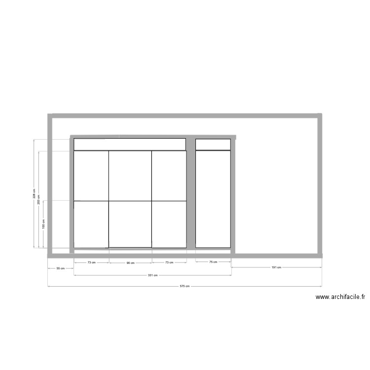 PORTE GARAGE v30. Plan de 0 pièce et 0 m2