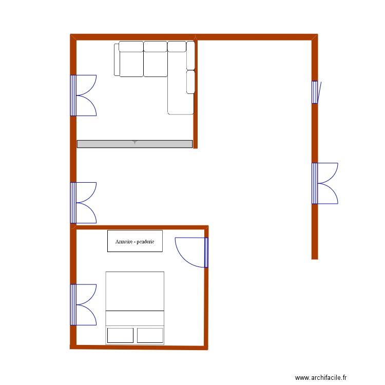 Petite Maison. Plan de 0 pièce et 0 m2