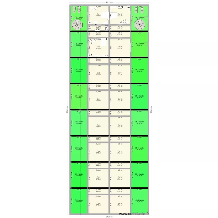 2025 16 ch piscine 8. Plan de 
