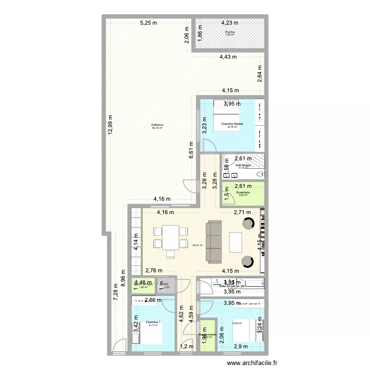 Projet STCR - v5. Plan de 12  et 183 m²