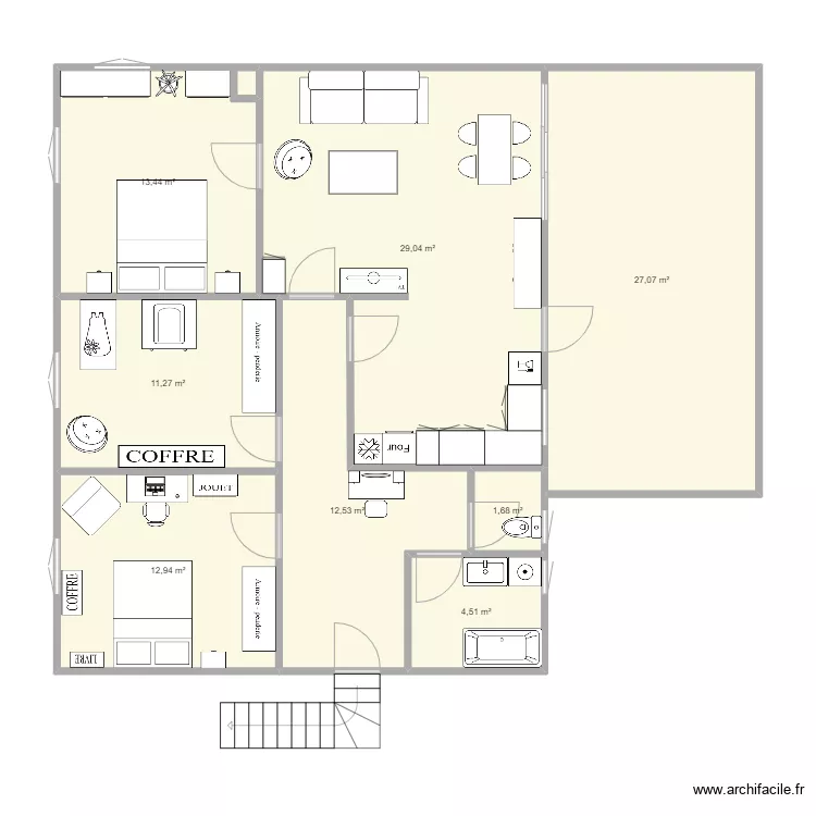 Maison. Plan de Maison. Plan de