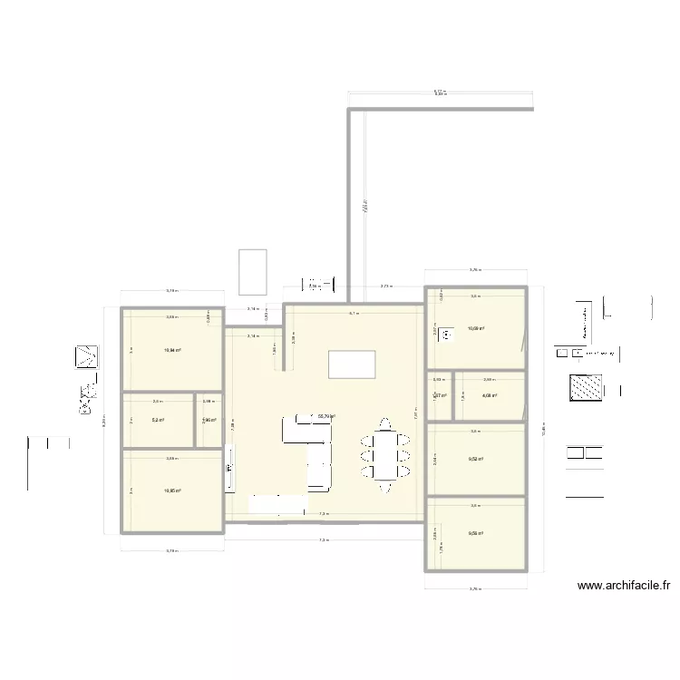 polm bis. Plan de 10 et 121 m² polm bis. Plan de 10 et 121 m²