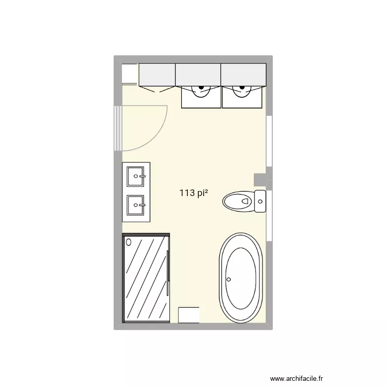Lavage &agrave; part. Plan de 