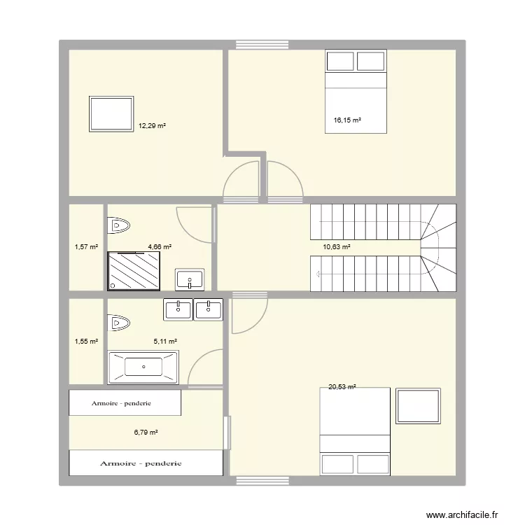 etage. Plan de 9 et 79 m² etage. Plan de 9 et 79 m²