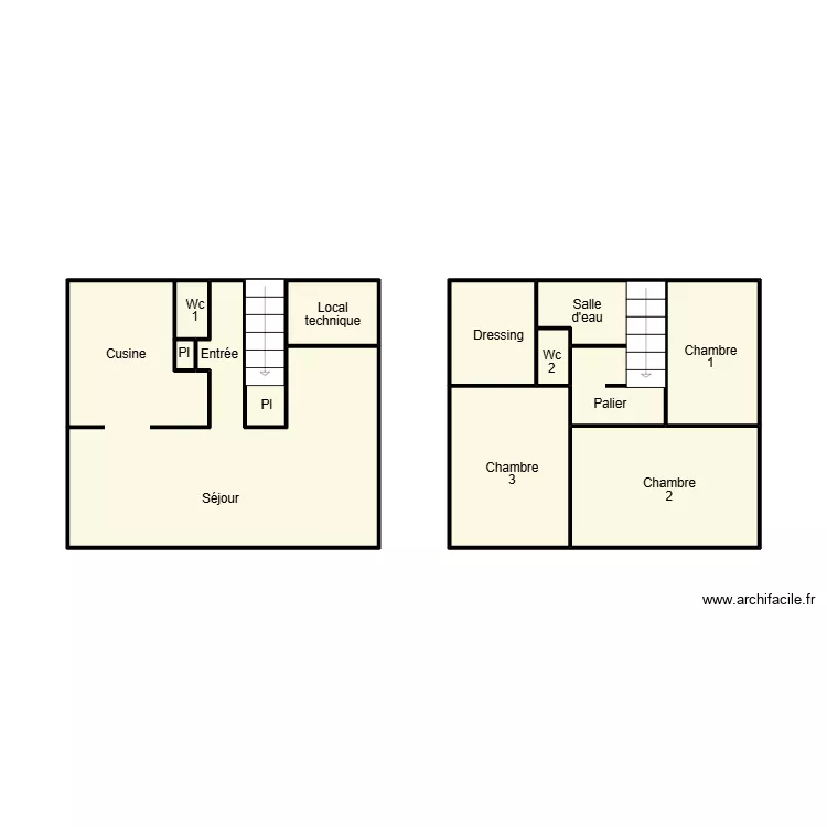 LOCTUDY BRENTOT. Plan de 