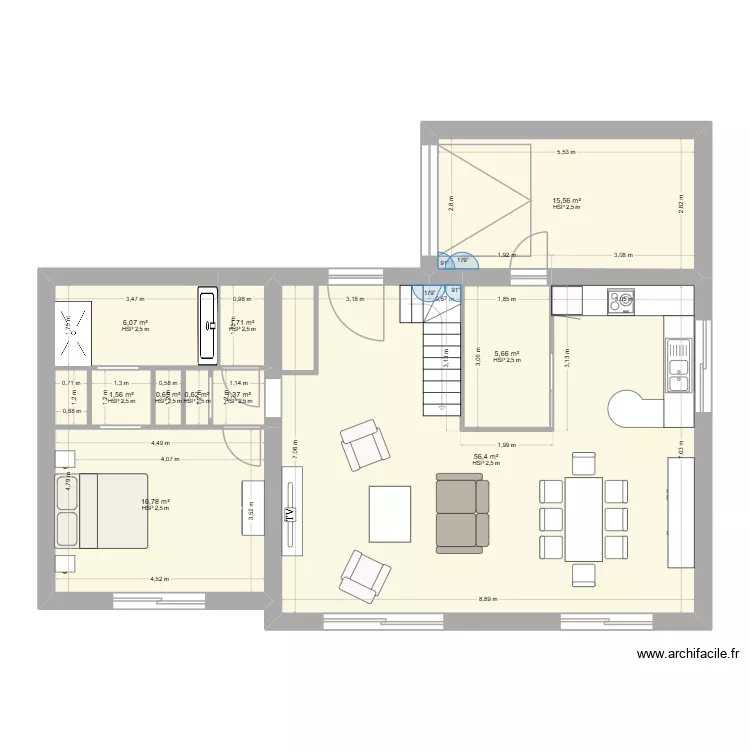 lodonnec. Plan de 10 Pièces et 106 m²