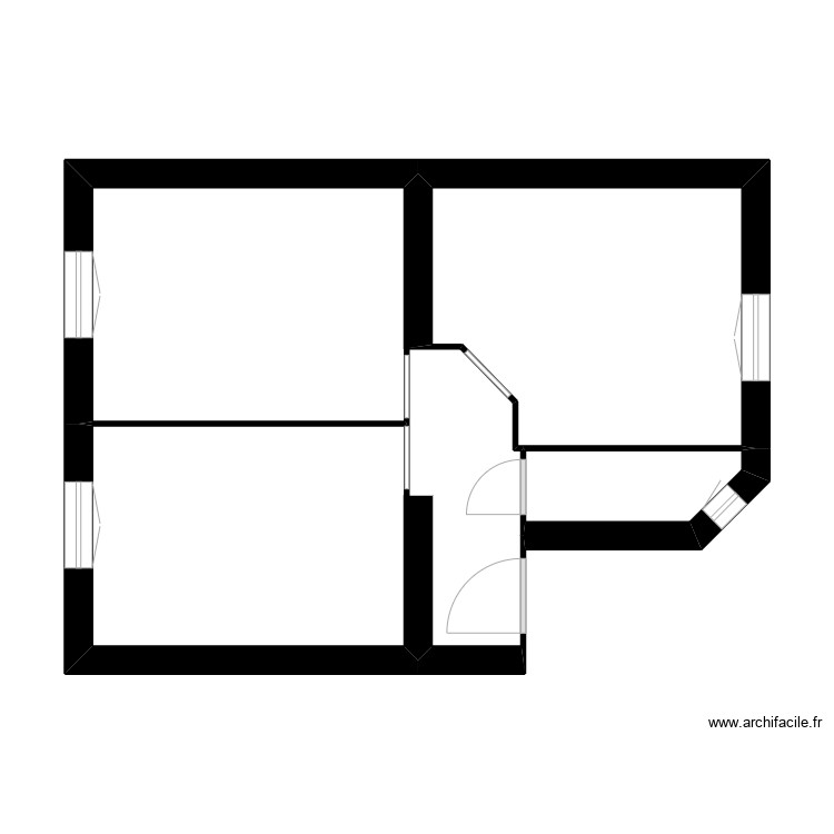 lavoulte. Plan de 0 pièce et 0 m2