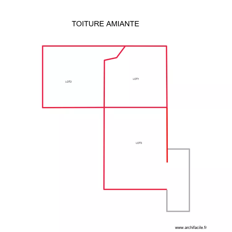 TOITURE. Plan de 