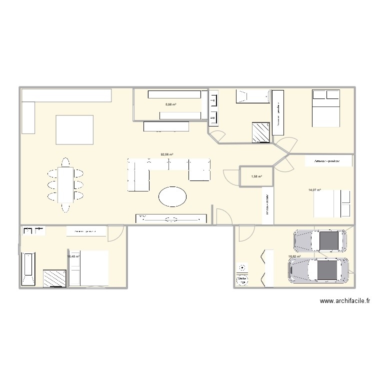 maison manon 1. Plan de 0 pièce et 0 m2