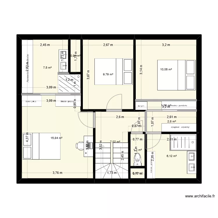 Maison Victor Hugo - rénovation. Plan de 11 et 63 m² Maison Victor Hugo - rénovation. Plan de 11 et 63 m²