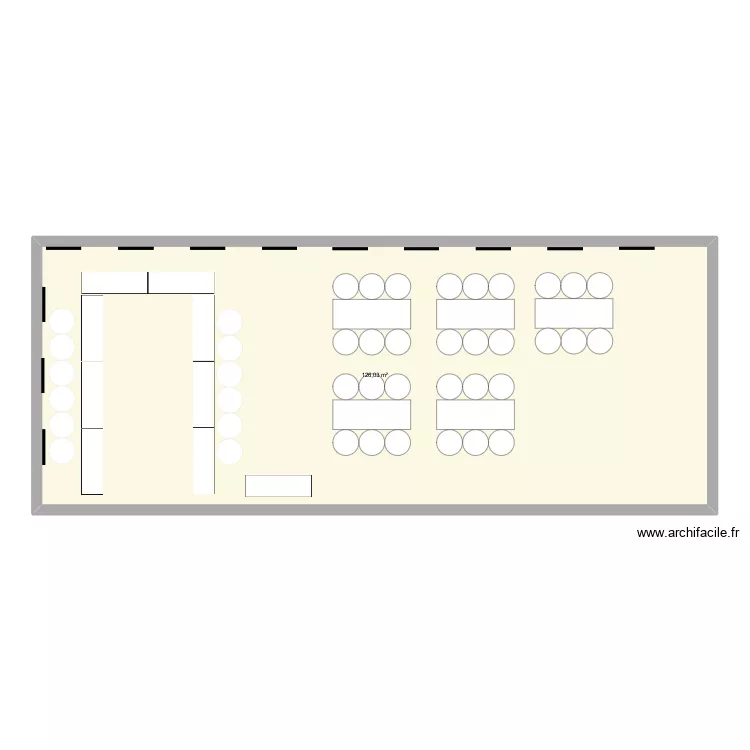 Journ&eacute;es Gourmandes Saulieu. Plan de 1  et 126 m²