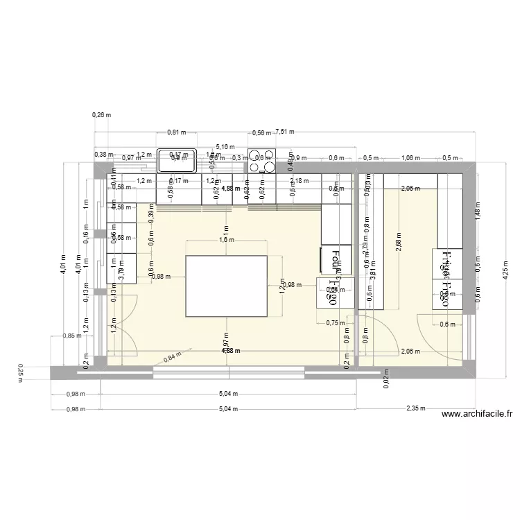 Cuisine le 04/02/24. Plan de 