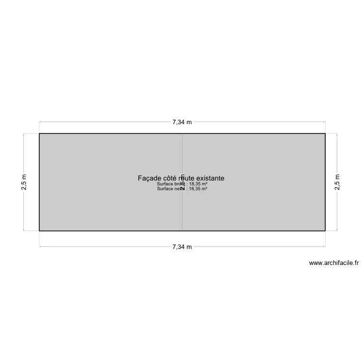 Facade. Plan de Facade. Plan de