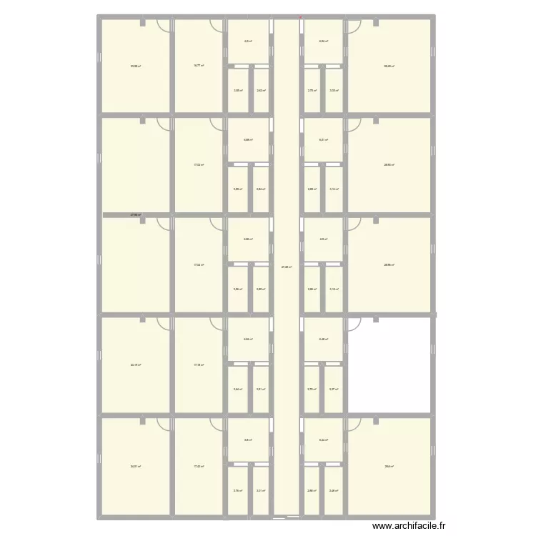 Maison location. Plan de 
