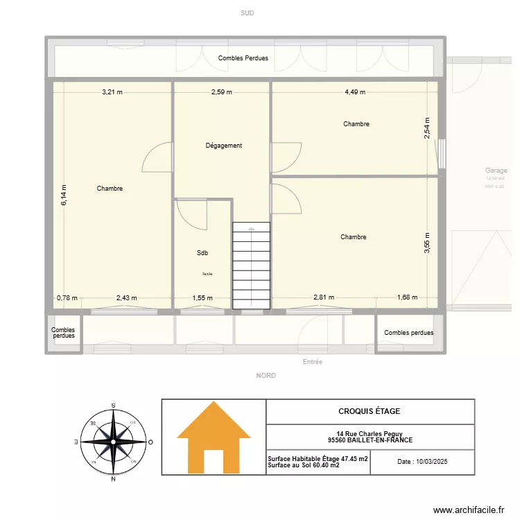 CROQUIS ALBI Joseph. Plan de CROQUIS ALBI Joseph. Plan de