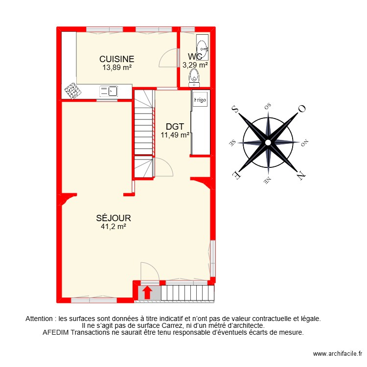 BI 19612. Plan de 12 pièces et 115 m2