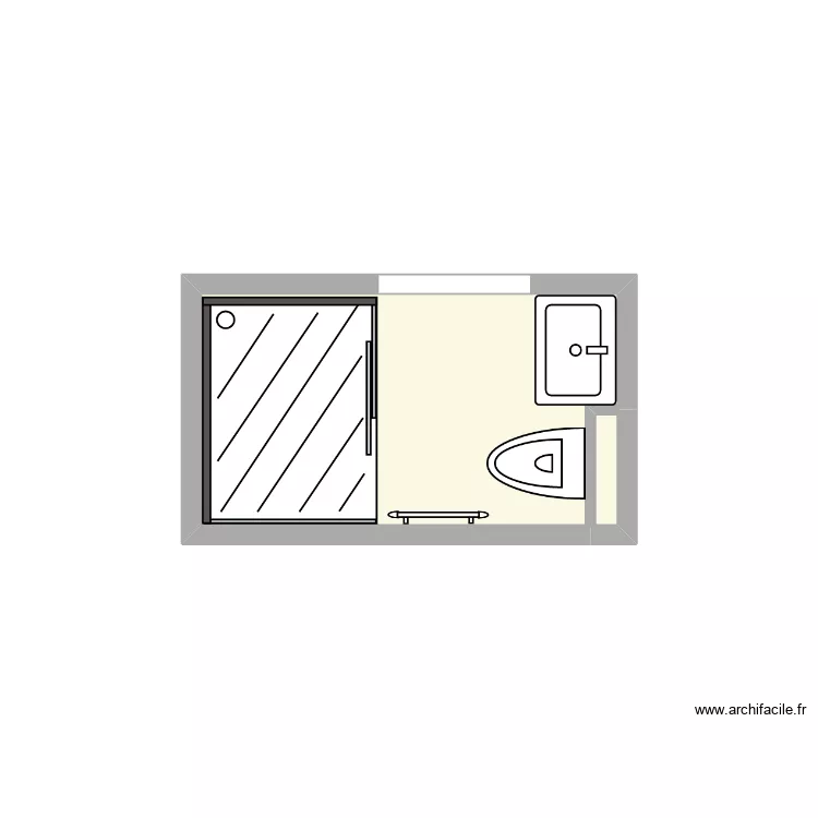 plan 22. Plan de 2  et 3 m²