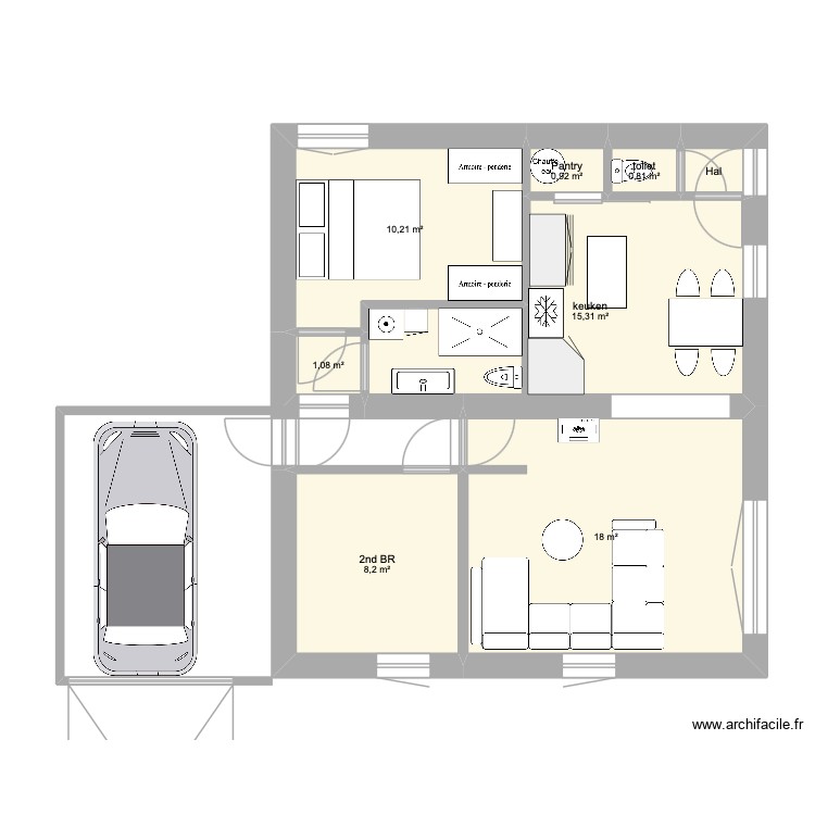 ChaletFR. Plan de 0 pièce et 0 m2