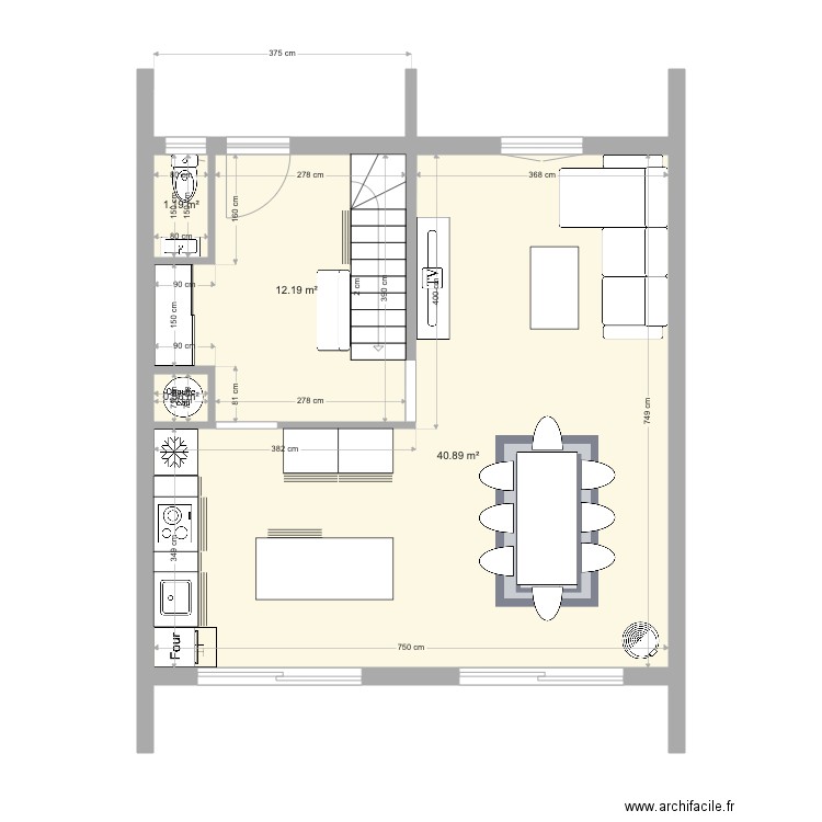 Maison Projet 6 - 112m2. Plan de 11 pièces et 111 m2