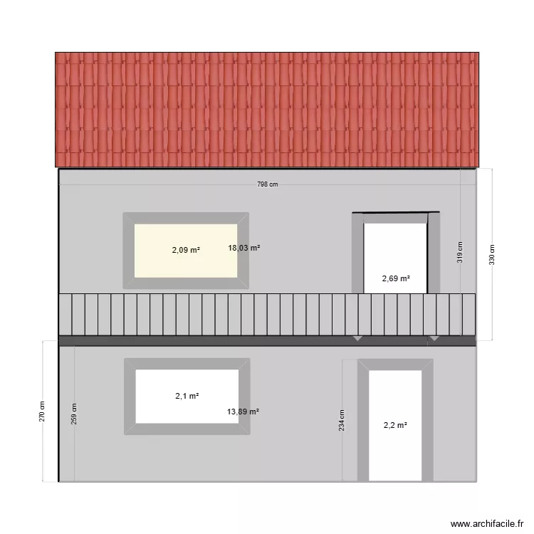 DANILOVIC FACADE ARRIERE PROJET 4. Plan de 