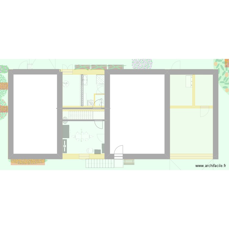 Maison BOISSEY 8. Plan de 8 pièces et 194 m2