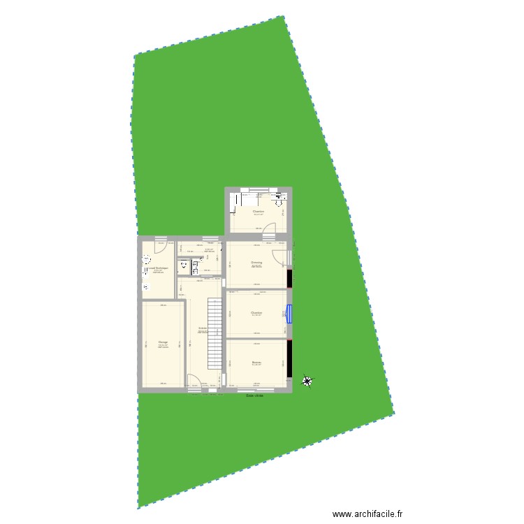 nonorgues v2. Plan de 12 pièces et 101 m2