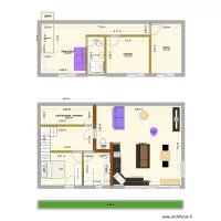 Plan maison bioclimatique V3