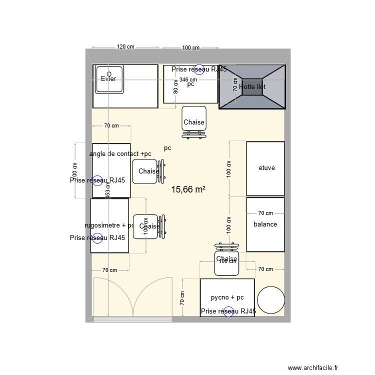 pycno. Plan de 0 pièce et 0 m2