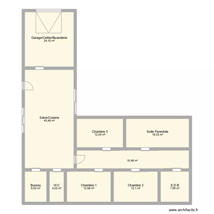 new2. Plan de 10  et 157 m²