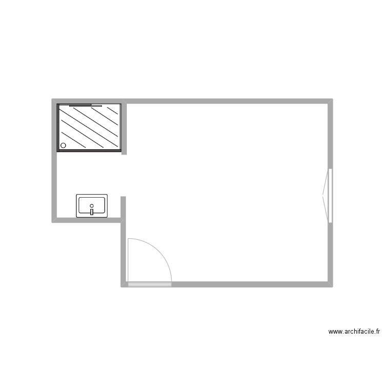 sdb. Plan de 0 pièce et 0 m2