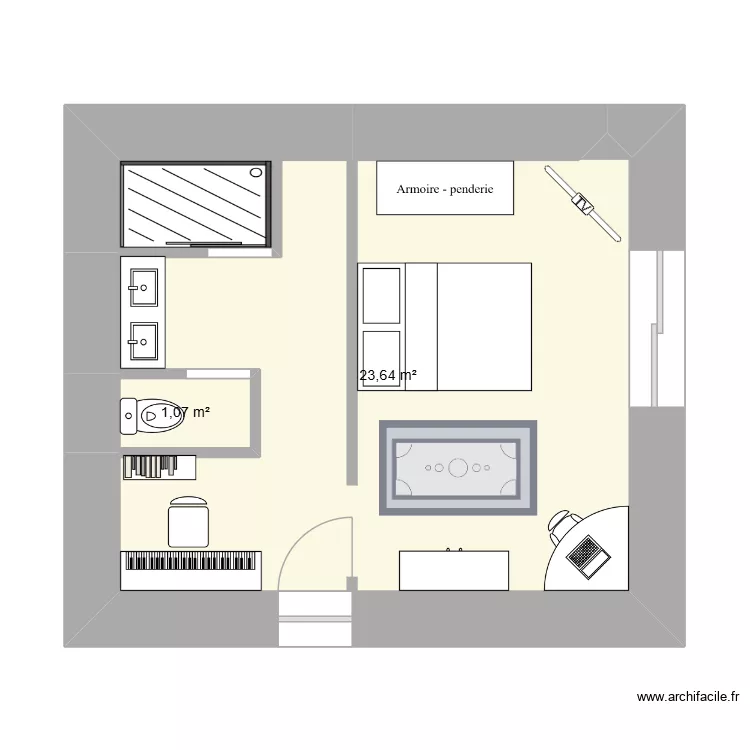 123. Plan de 2 et 25 m² 123. Plan de 2 et 25 m²