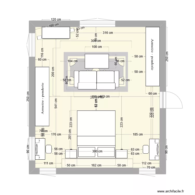 suite parentale etage numero 2. Plan de 