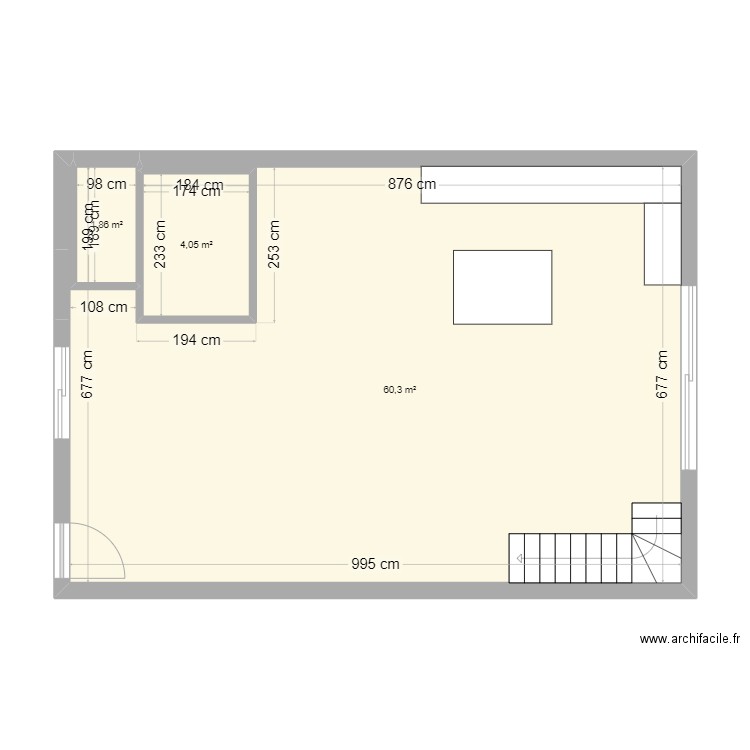 RDC. Plan de 0 pièce et 0 m2