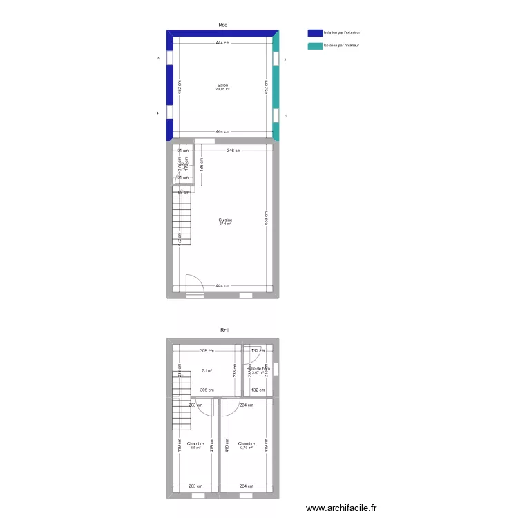 BOYER Marie France. Plan de 