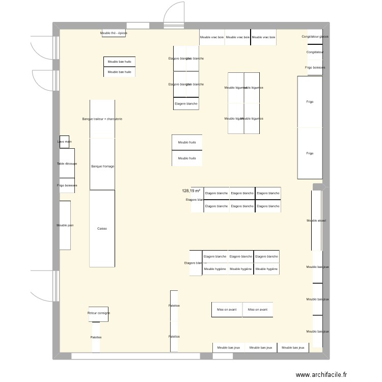 Aménagement epic'ethik. Plan de 0 pièce et 0 m2