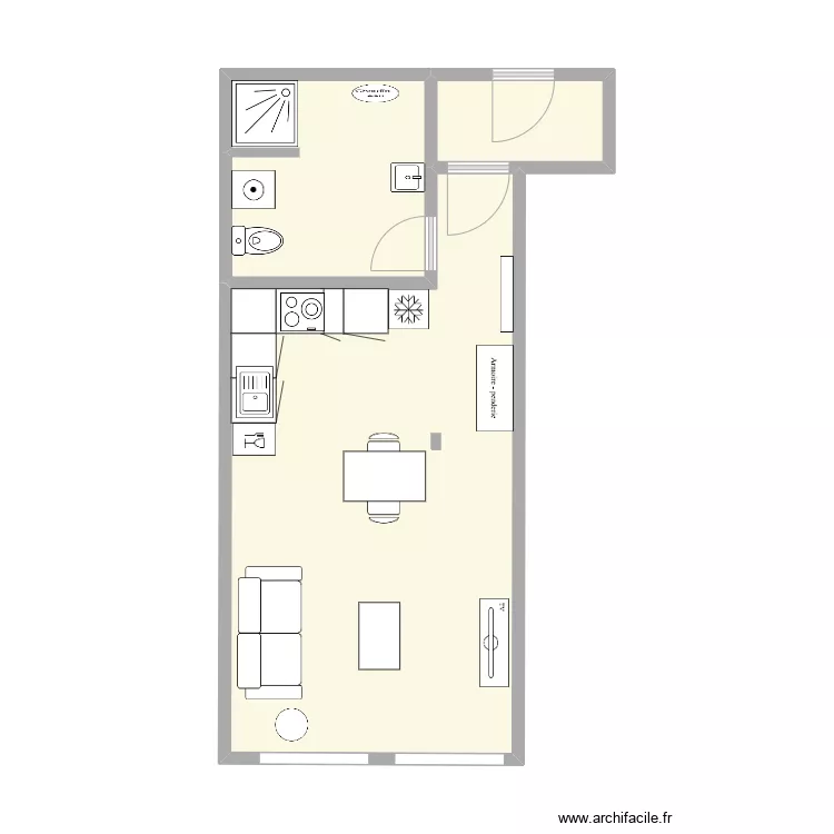 ARL Poste 1.1b. Plan de 