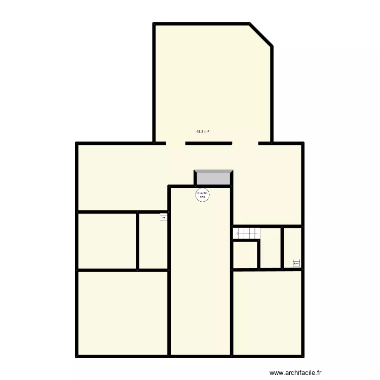 cse. Plan de 10  et 104 m²