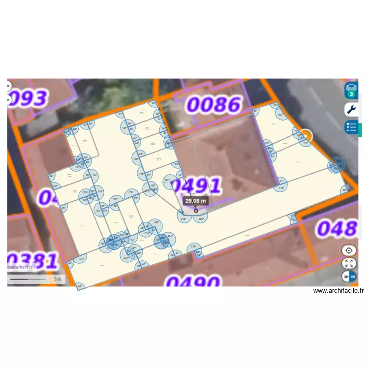 Thorigny parking. Plan de Thorigny parking. Plan de