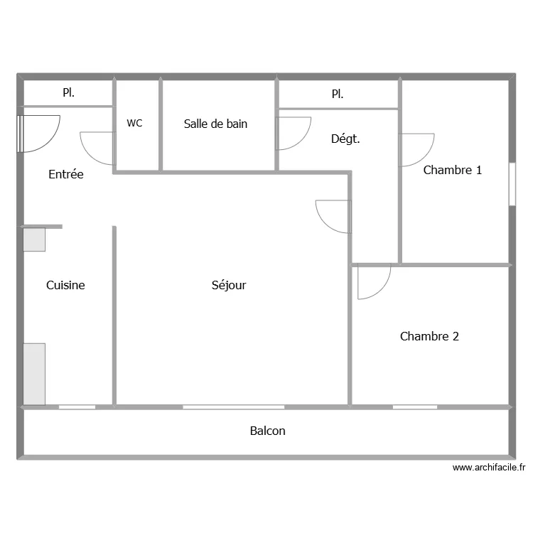 3p 2ch B. Plan de 