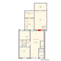 Plan Appart n&deg; 1 _RDC Platrerie