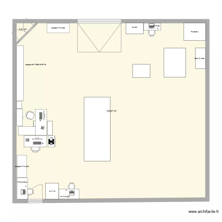 bureau v3. Plan de 2 et 157 m² bureau v3. Plan de 2 et 157 m²