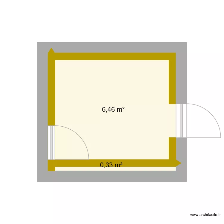 cave. Plan de 2 et 7 m² cave. Plan de 2 et 7 m²