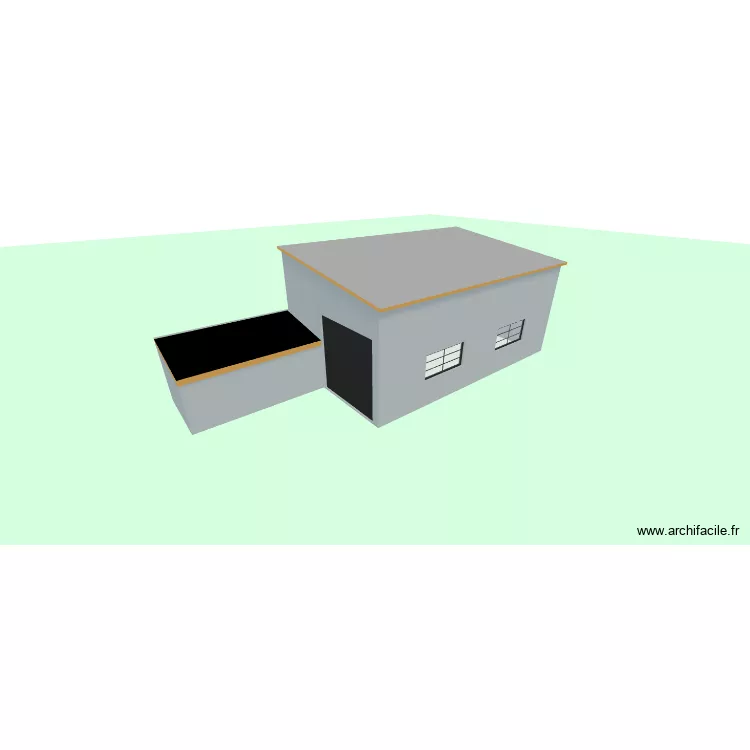 garage2. Plan de 2  et 65 m²