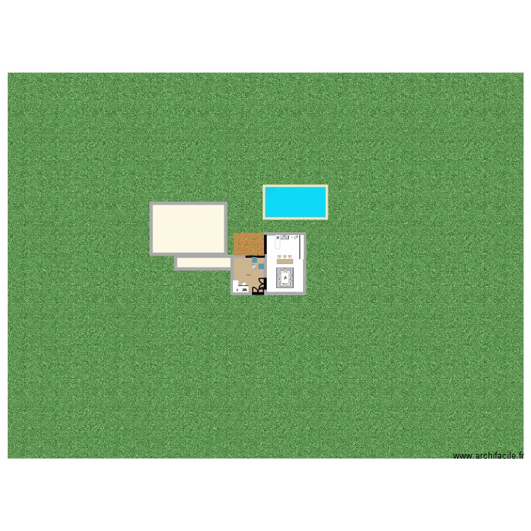 ma maison. Plan de 4 pièces et 131 m2