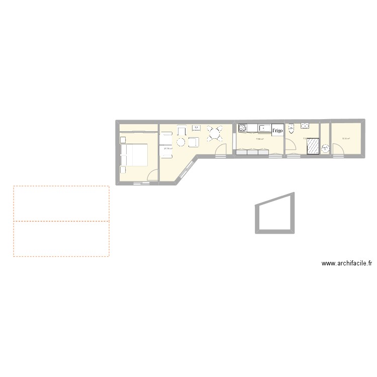 grange les salelles 4. Plan de 0 pièce et 0 m2