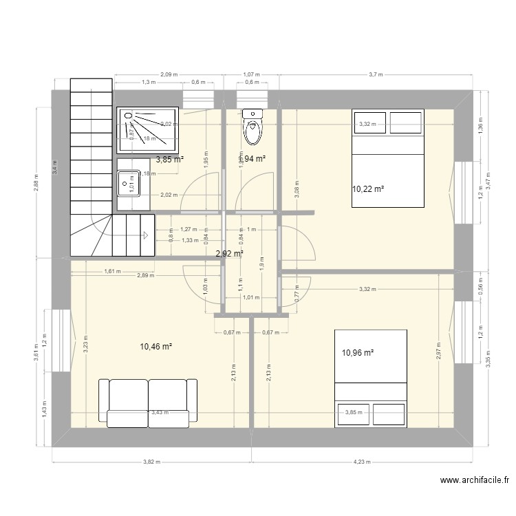 pradet 2. Plan de 0 pièce et 0 m2