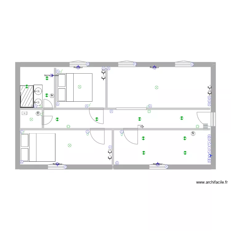 vialetton. Plan de 